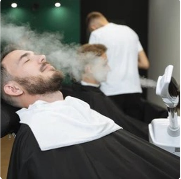 Steam Face Shave